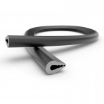 EDGE PROTECTOR PVC PROFILE 5mm / BLACK 